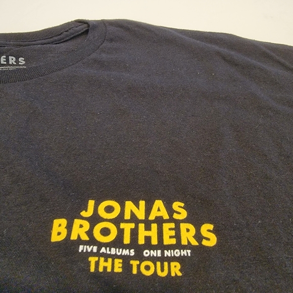 Jonas Brothers Five Albums One Night The Tour Official Merch Graphic Tee Size 3X - Picture 6 of 8